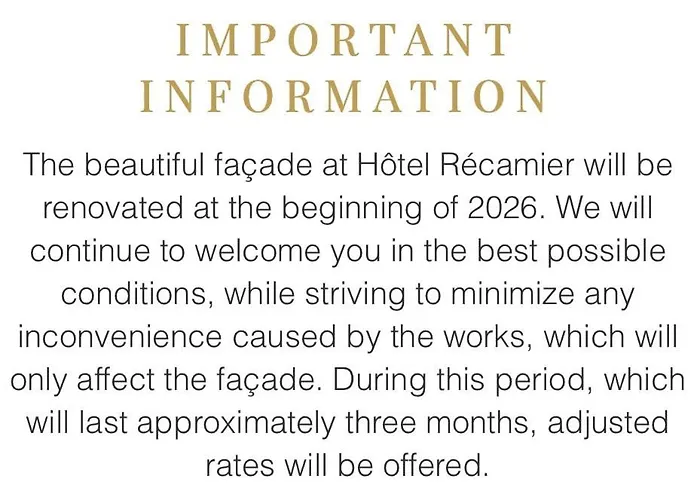 فندق Recamier باريس